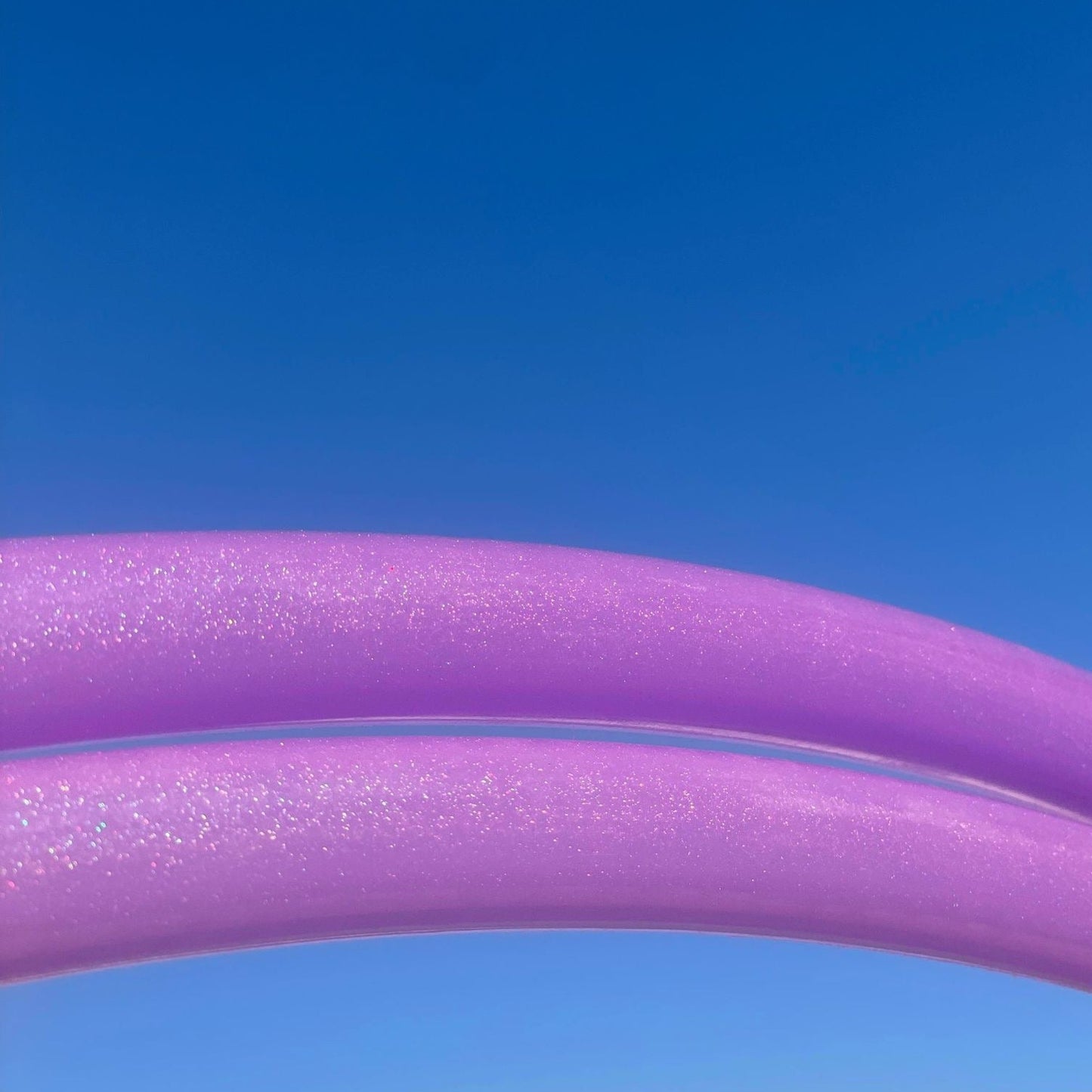 Purple Stardust 5/8" Polypro Hula Hoop - Ready to Ship
