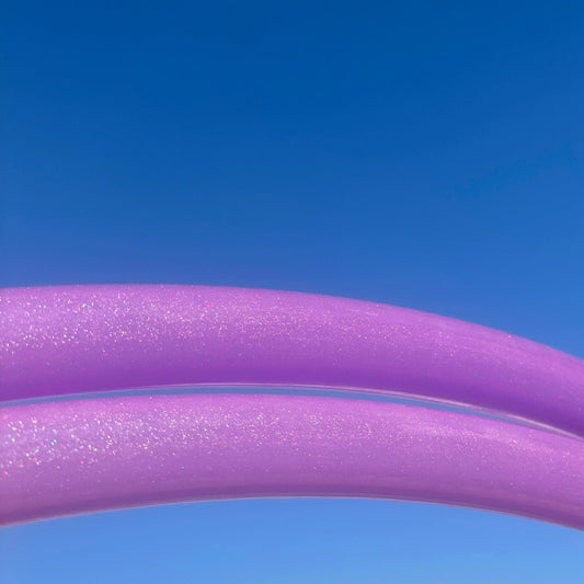 Purple Stardust 5/8" Polypro Hula Hoop - Ready to Ship