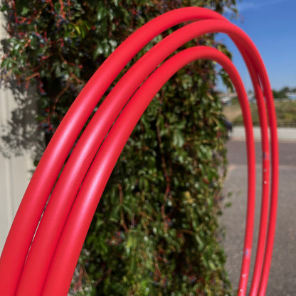 Crimson Red 5/8 & 3/4" Polypro Hula Hoop - Ready to Ship