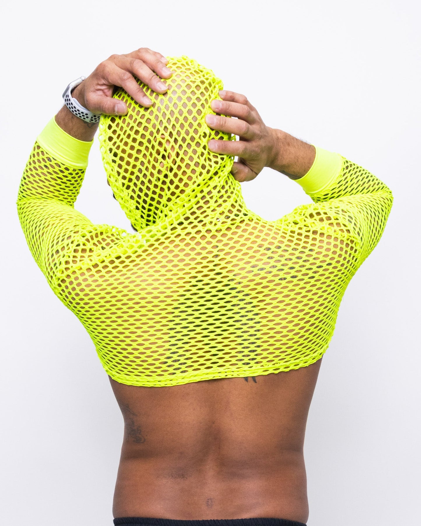 Hooded Mesh Bolero
