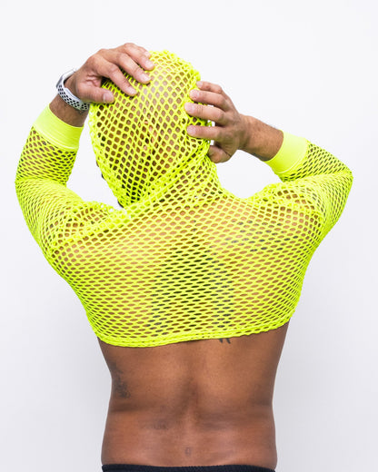 Hooded Mesh Bolero