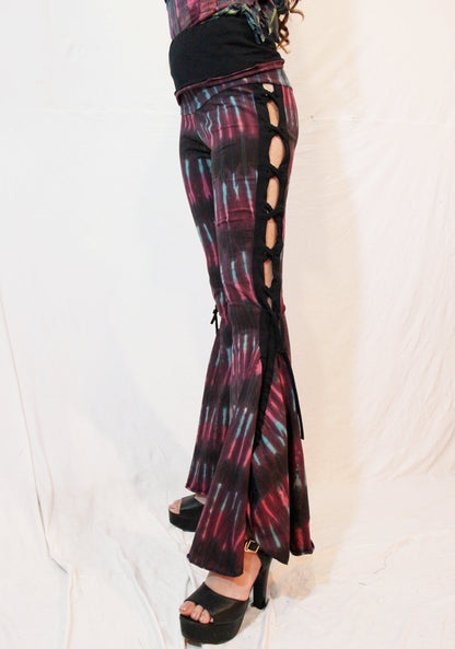 Braided Bell Bottoms Tie Dye [WPO-602B]