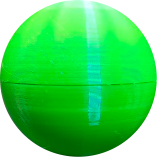 Russian Juggling Balls 65 mm | 3 – 75 g Sand-Filled Set | Low-Bounce Practice & Stage Props | Handmade 3-D Printed Circus Flow Arts